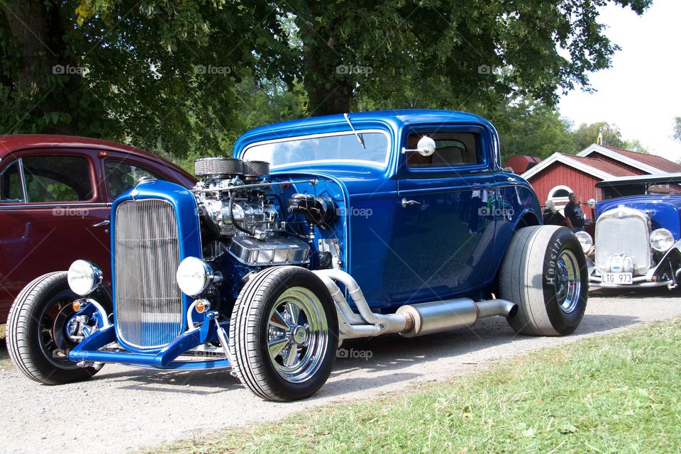 Custom 1932 Ford . Custom 1932 Ford coupe hot rod 3 windows 