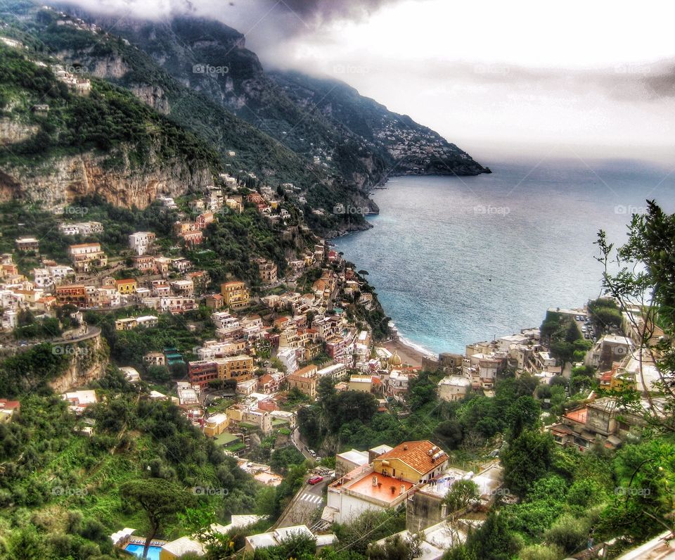 Positano view Italy 