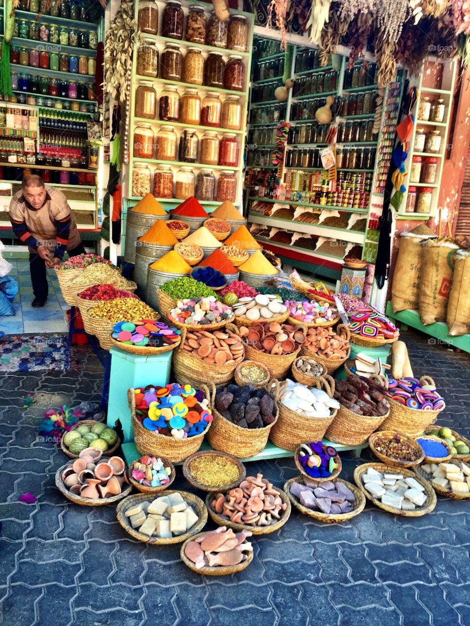 Spice shop in Marrekesh souk
