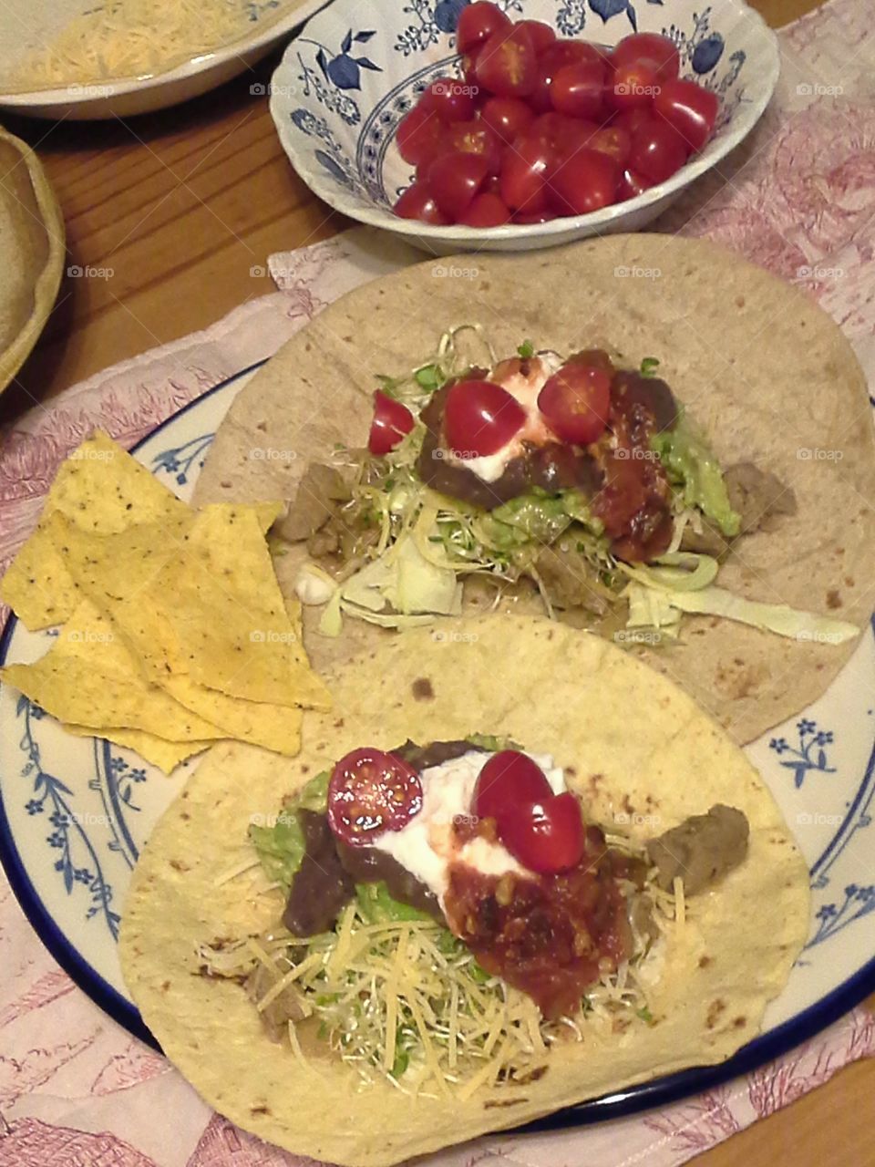 healthy homemade tacos