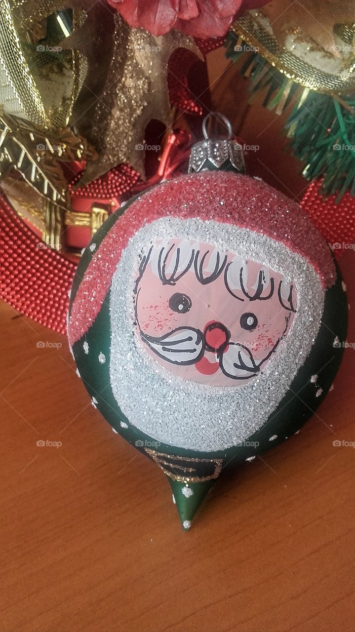 Handmade glass ornaments