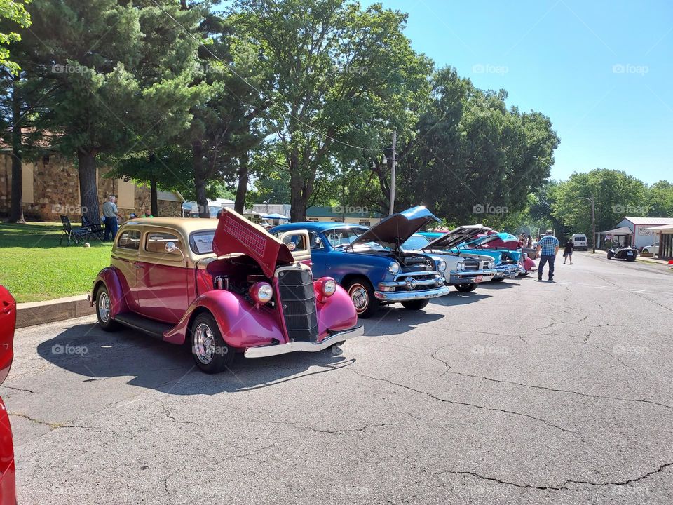 more from our small town car show last weekend.  we usually have quite a few cars.