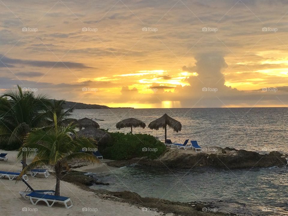 Storm and Sunset, Montego Bay