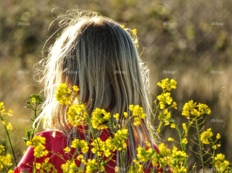 Girl In Wildflowers 