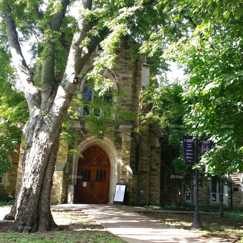 Historic Stone Building. Historic Laskey Building on the Scarritt-Bennett Center campus