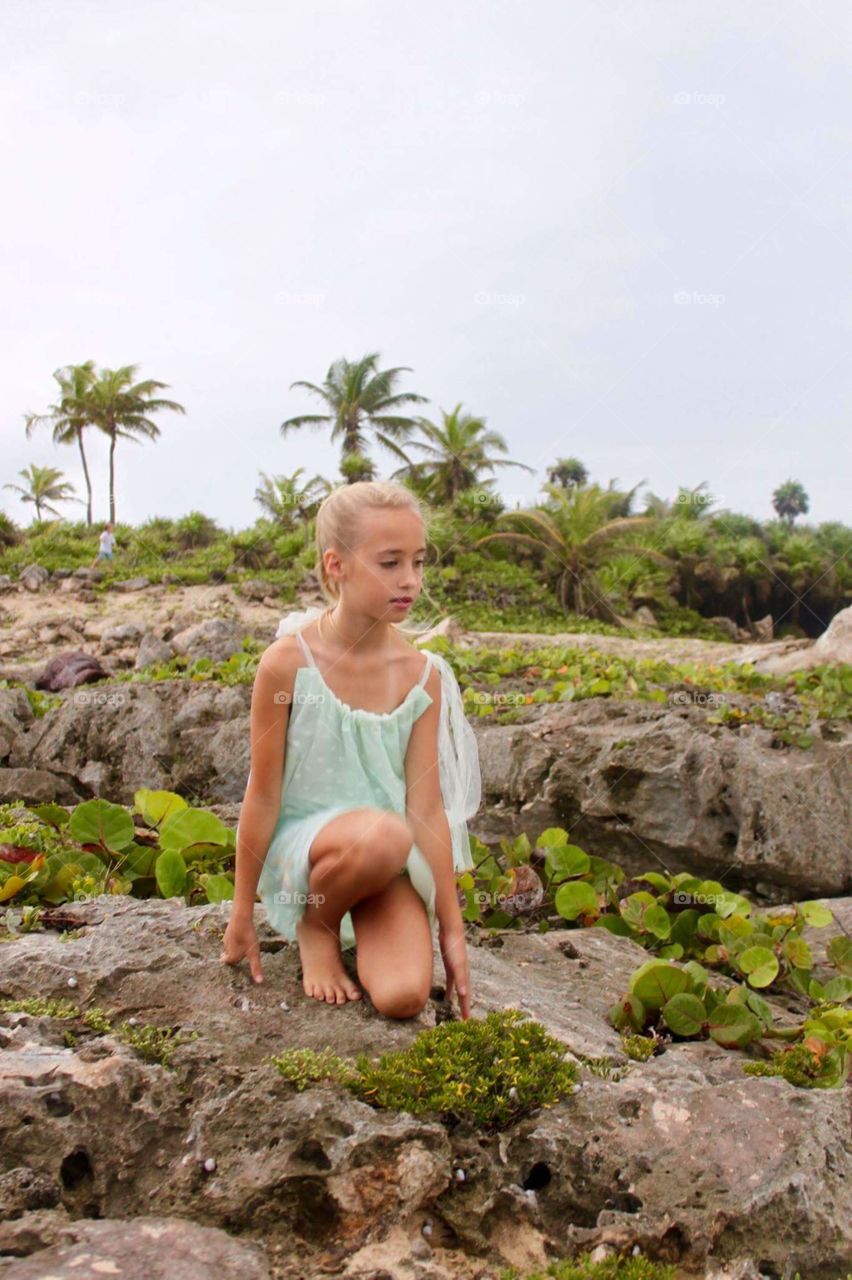 A moment. Young innocence