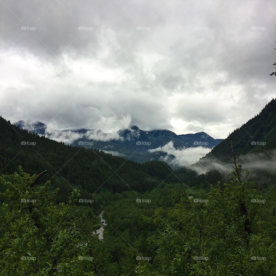 Stunning views on today's run in Juneau. 