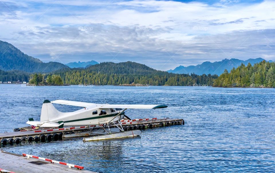 Float plane in Tofino, British Columbia 