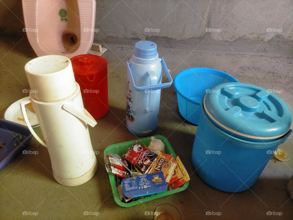 various drinking containers