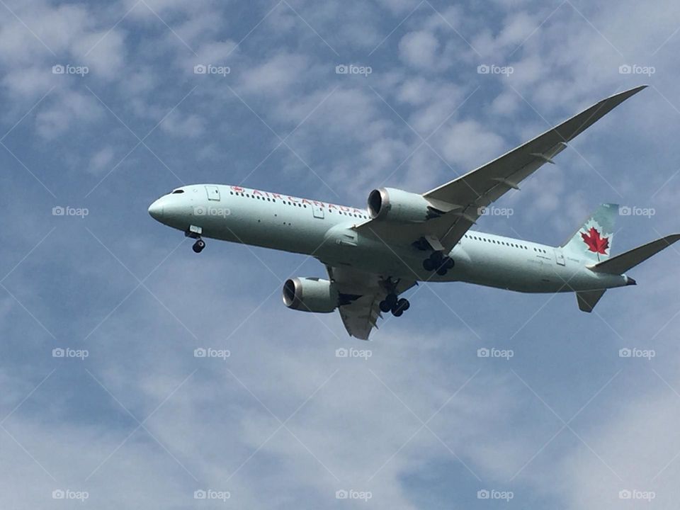 Airplane, shot in Korean airport 