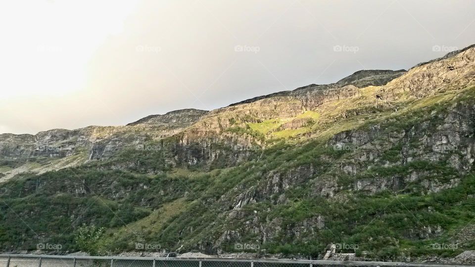 The rough nature in Norway