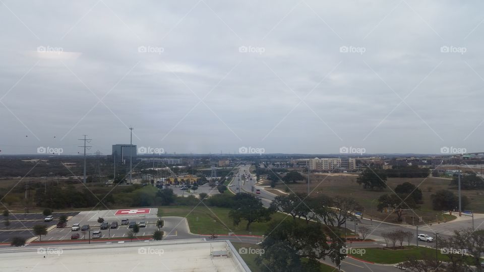 City View. Texas skyline.