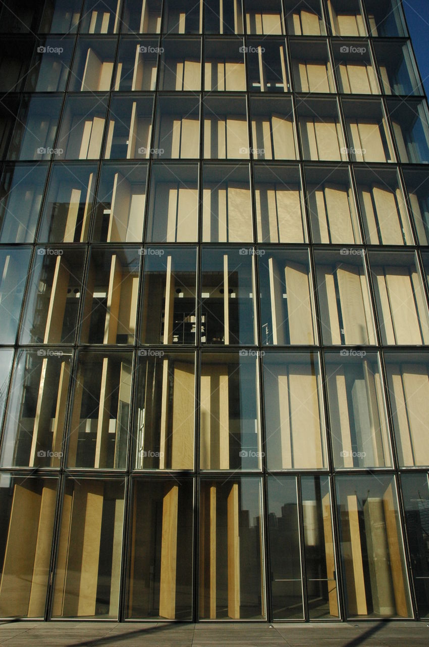 Window facade, National library, Paris