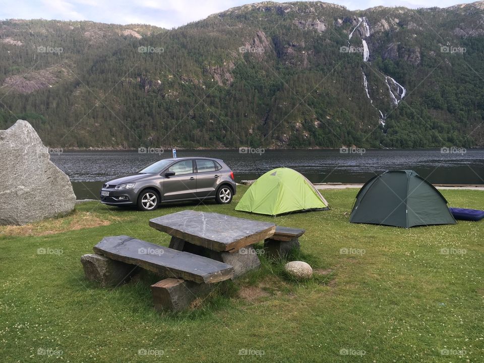 Love camping in Norway 
