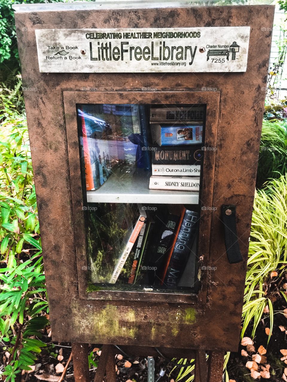 Local neighbourhood library box to improve literacy and pleasure