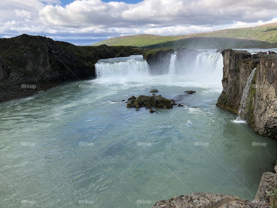 Iceland waterfall 
