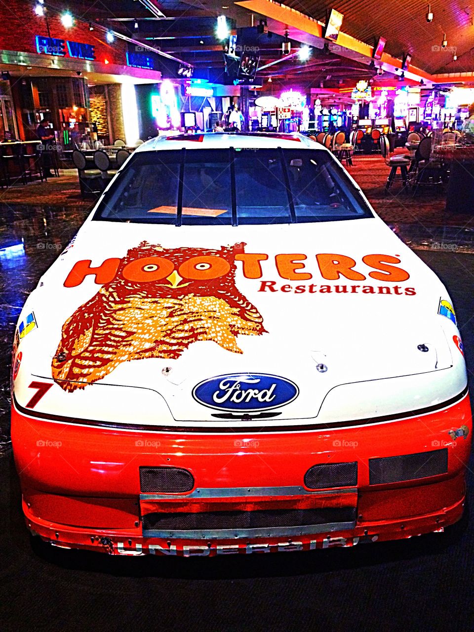 Hooters Racecar. Las Vegas, Nevada