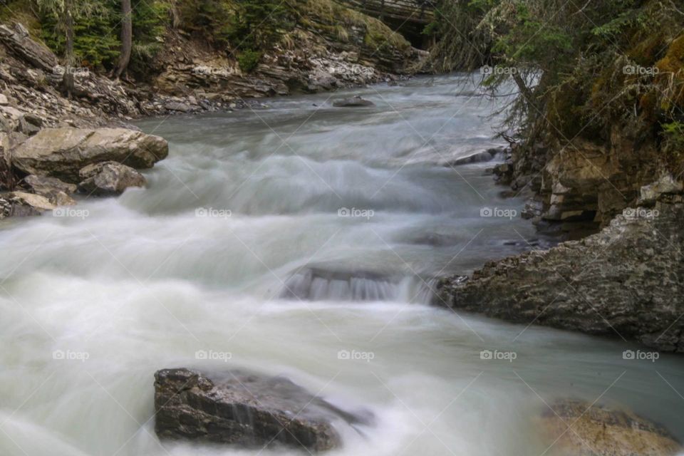 River rapids. River rapids near Banff, Alberta, Canada