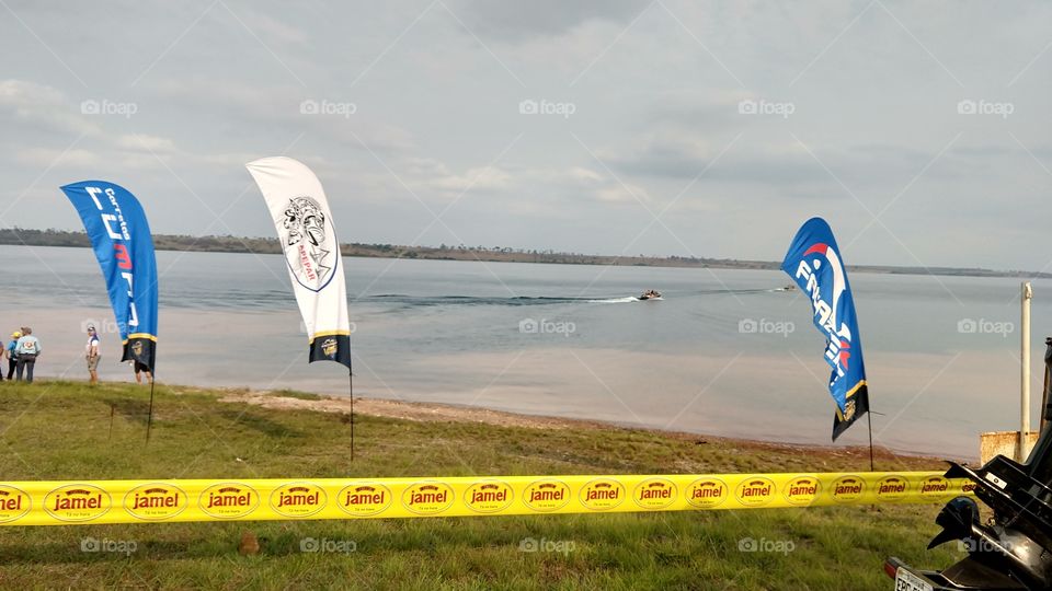 Bandeiras, marketing, pesca, náutica, águas, barcos.