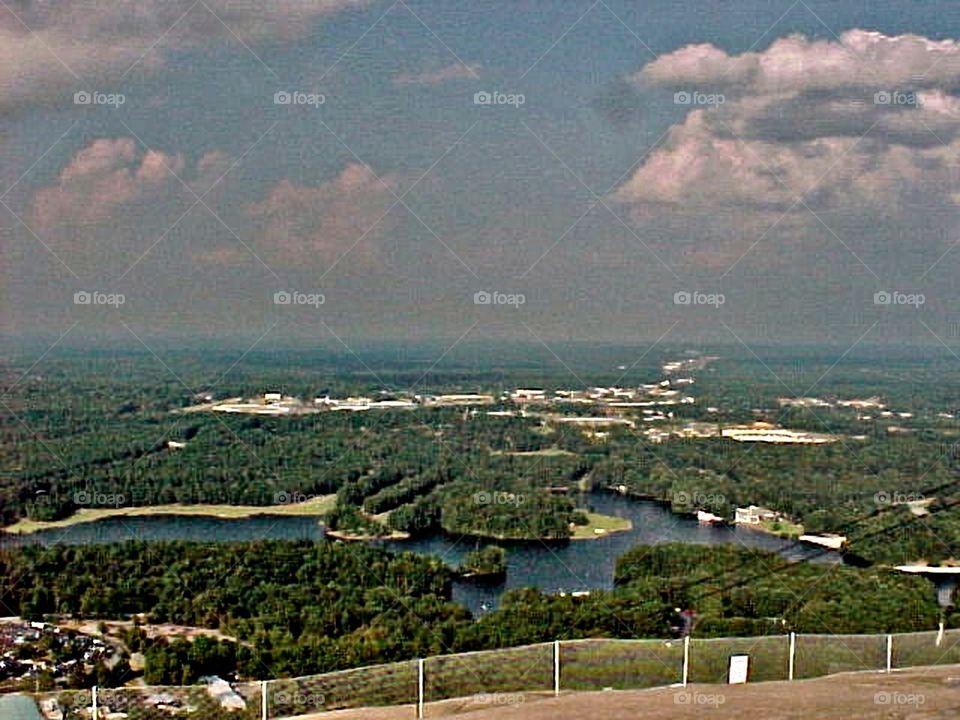 From the top of Stone Mountain in Georgia