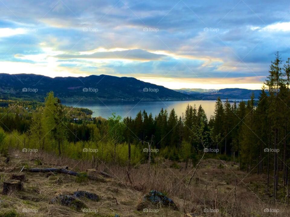 Lake in Norway 
