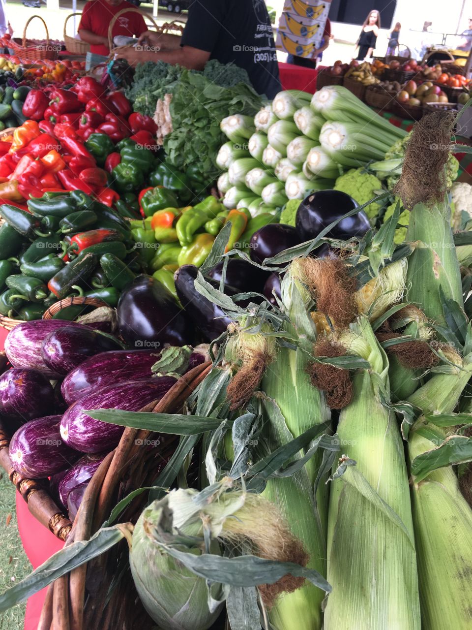 Vegetables at the green market
