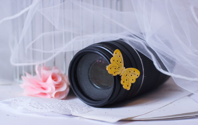camera lens kawaii butterfly 