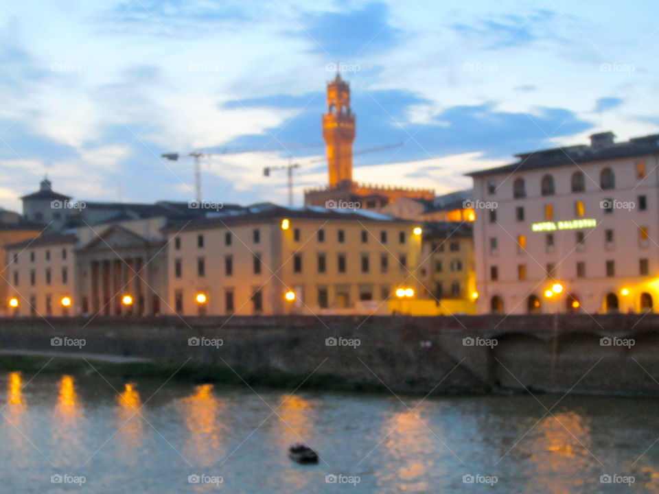 Architecture, City, Water, River, Building