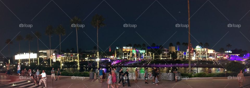 Universal Orlando City Walk Panorama