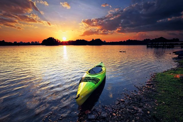 Beautiful sunset at Wetland Park, Putrajaya Malaysia