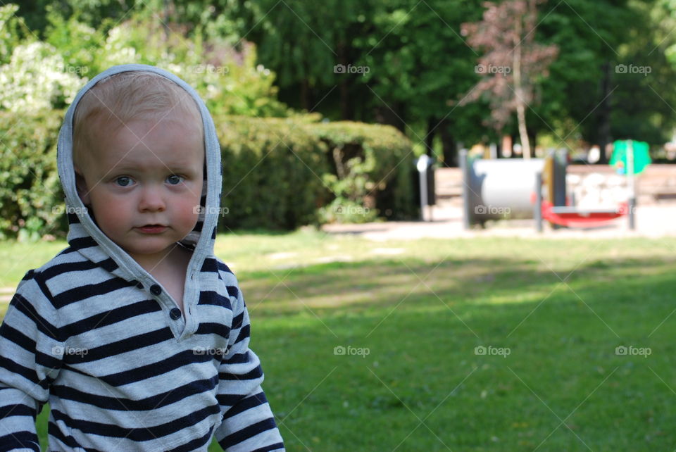 Boy in the park