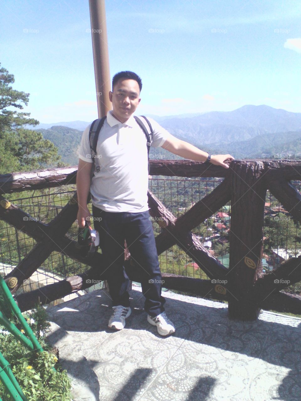 at the mines view park in baguio city, Philippines.