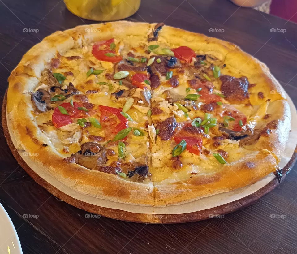 delicious pizza