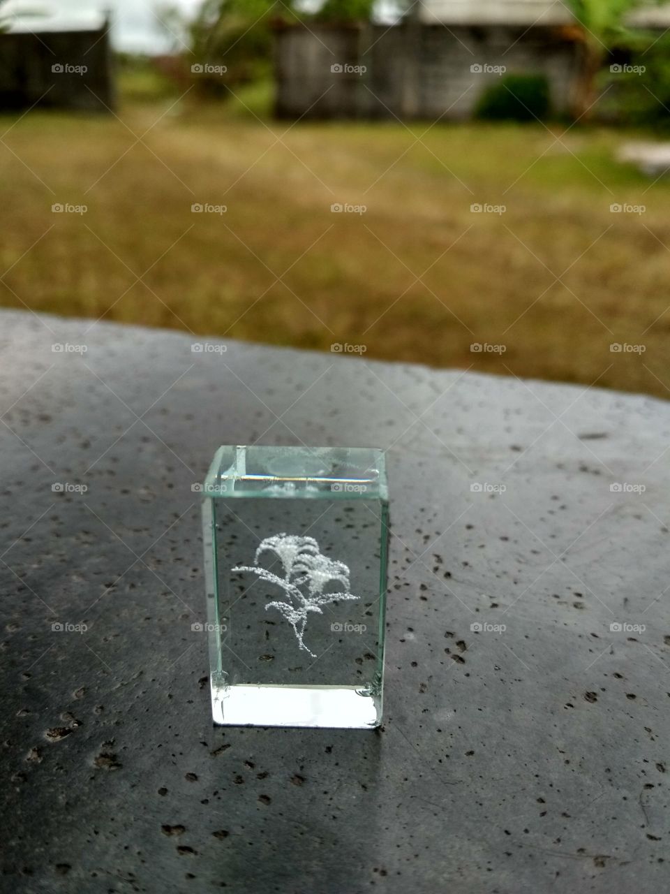 Glass art box