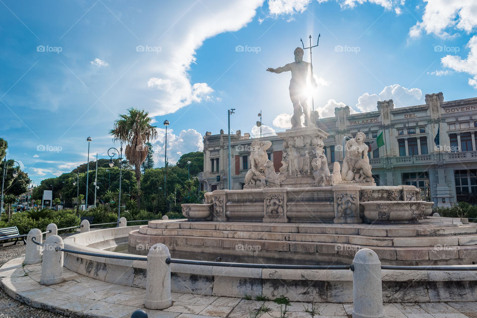 Neptune fountain