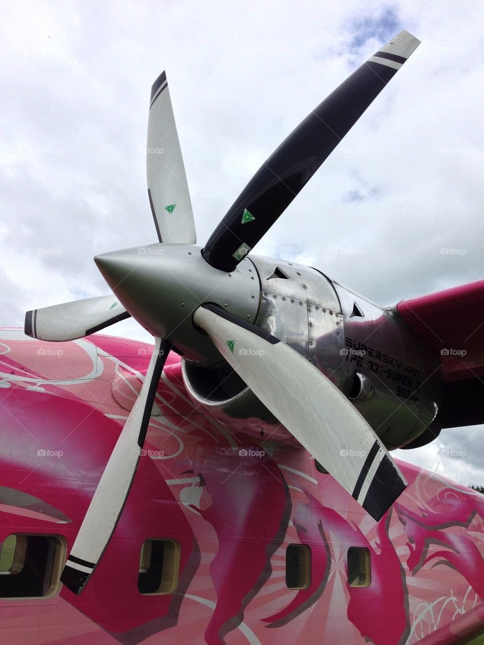 Engine of a Short Skyvan S.C. 7