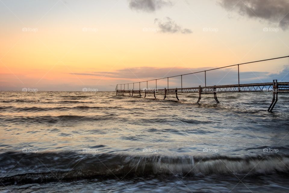 Water, Sea, Beach, Ocean, Sunset