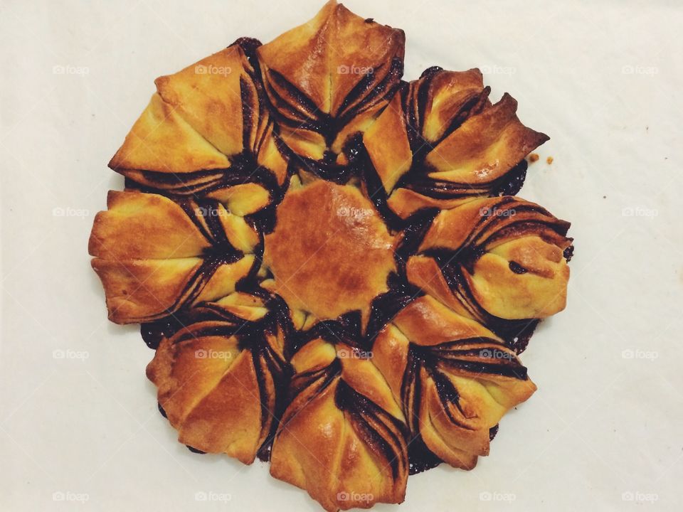 Nutella star bread