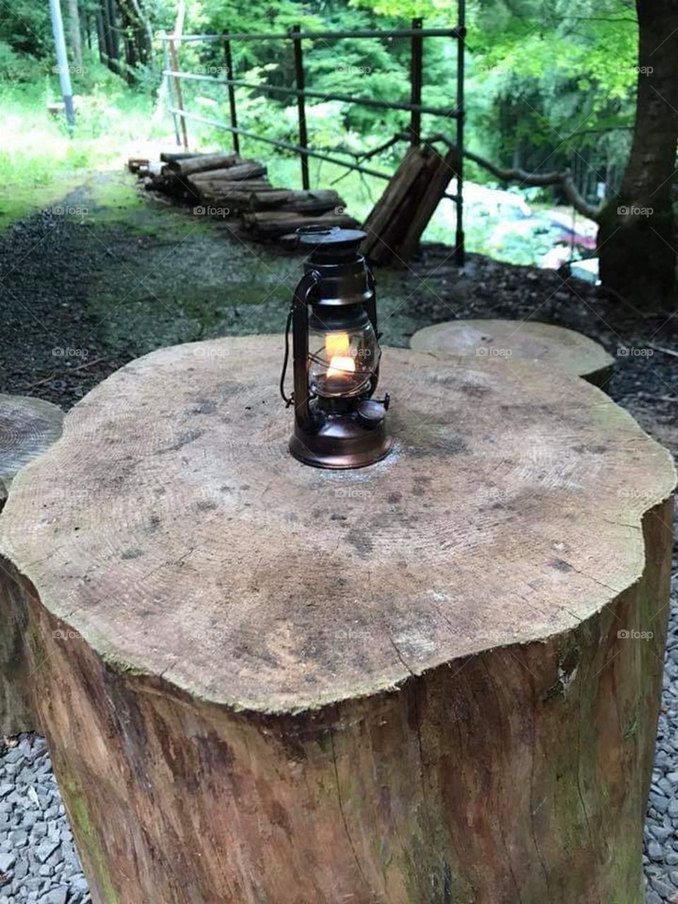 The Vintage Kerosene Lamp
