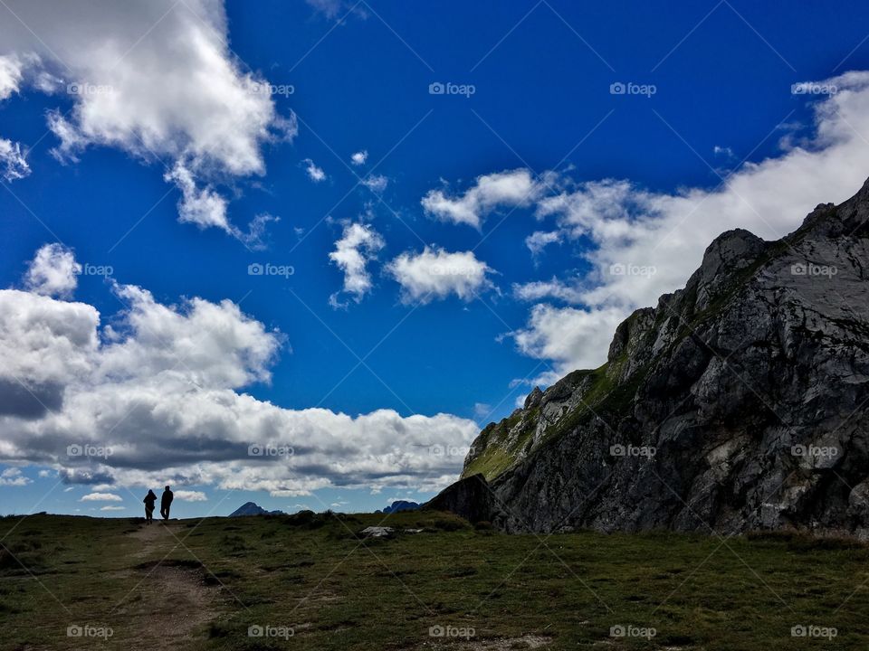 On a trail