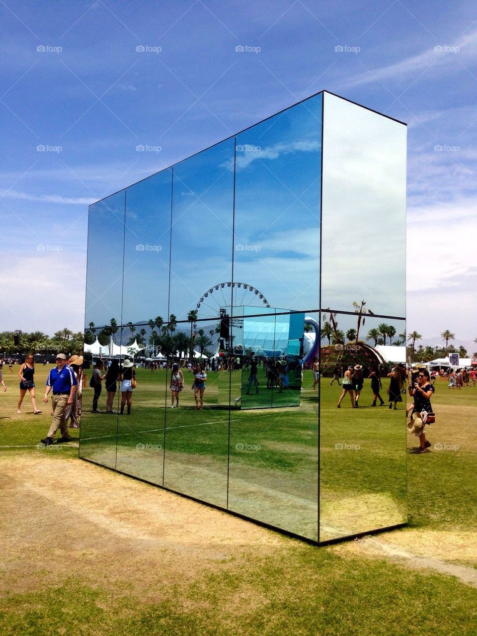 Coachella Mirror Art Installation 