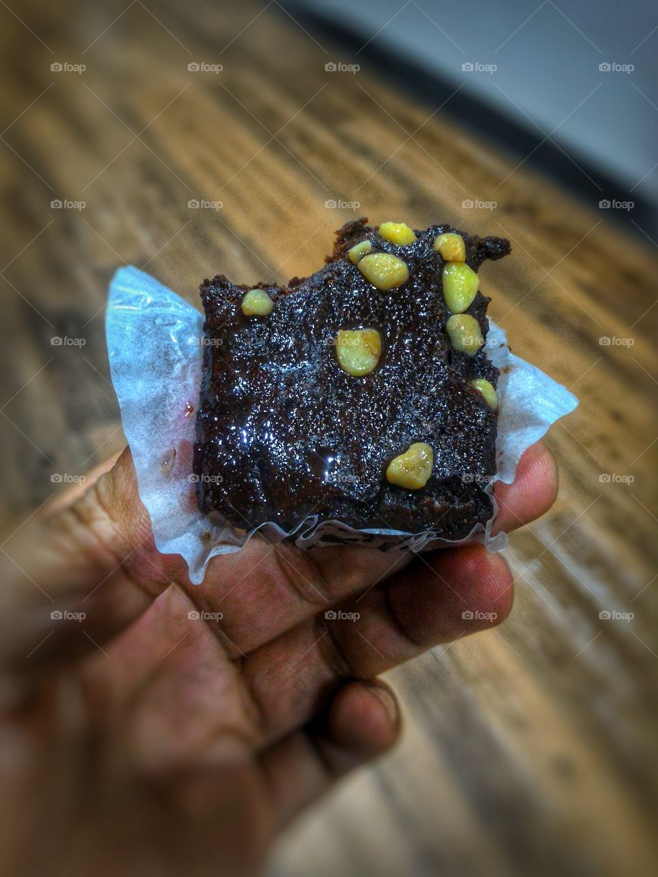 bite of happiness. brownie
