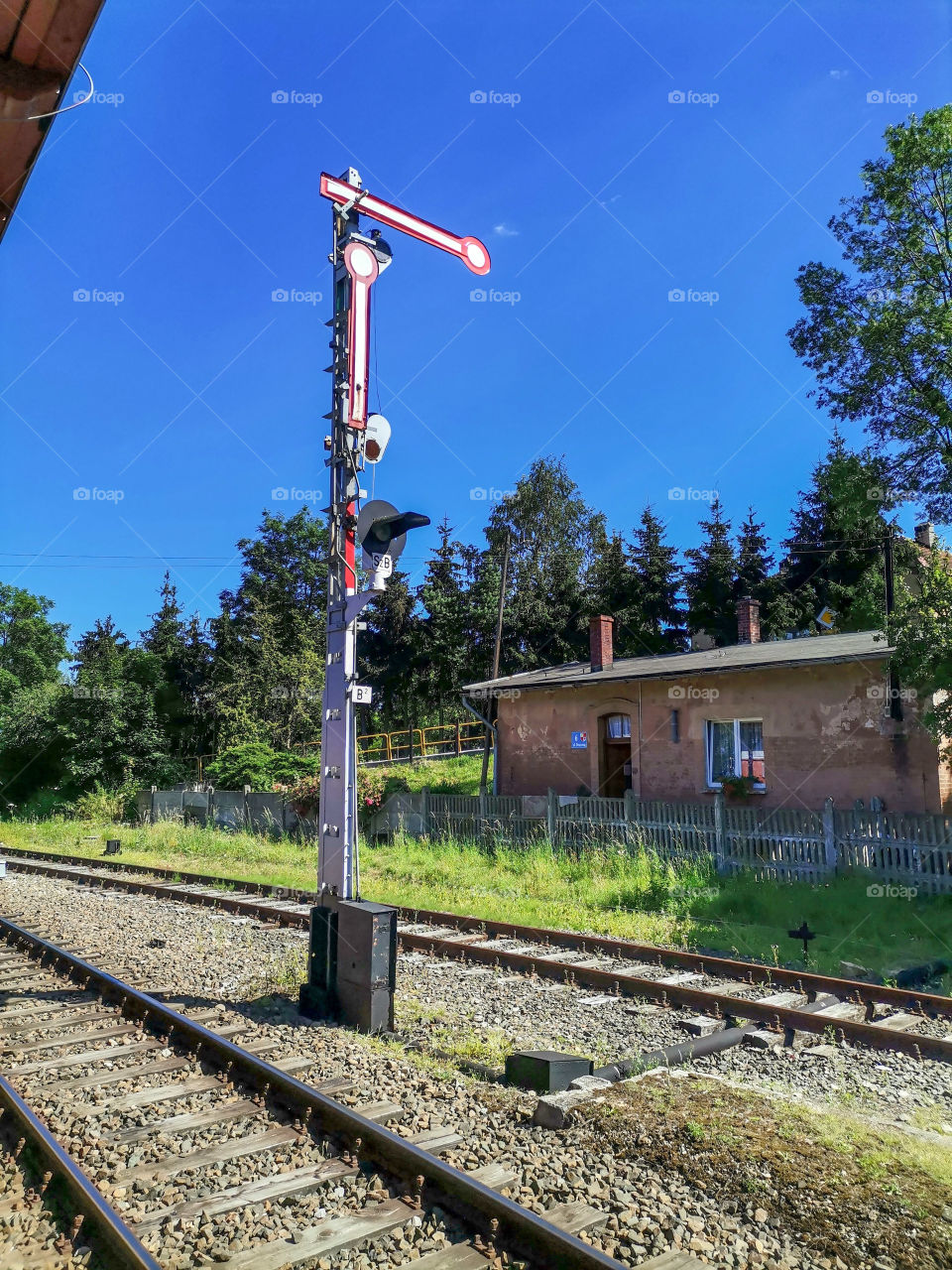 Polanica Zdrój stacja kolejowa semafor