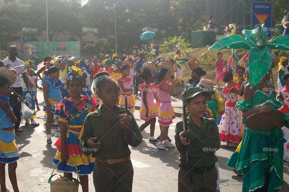 People enjoying in carnival