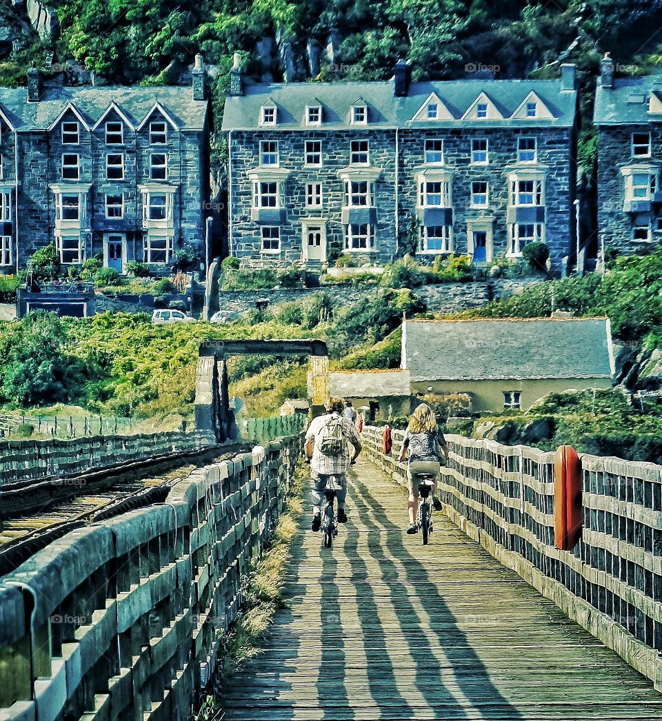 Cycling. Barmouth