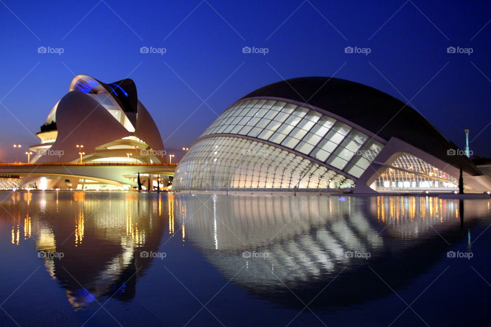 design structures reflecting into the water