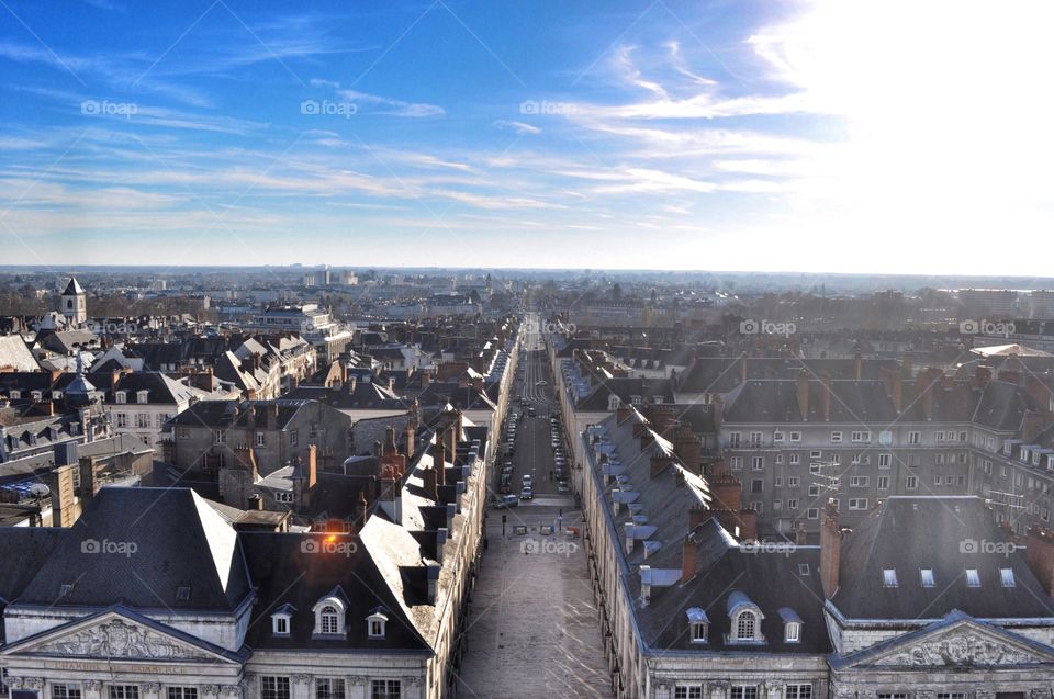 Orleans france from the ferris wheel