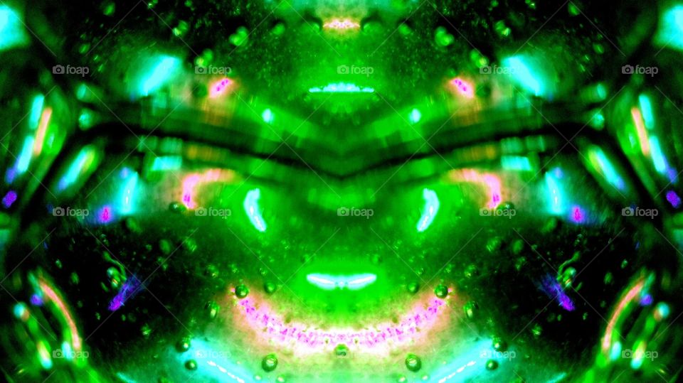 distorted liquid light spheres