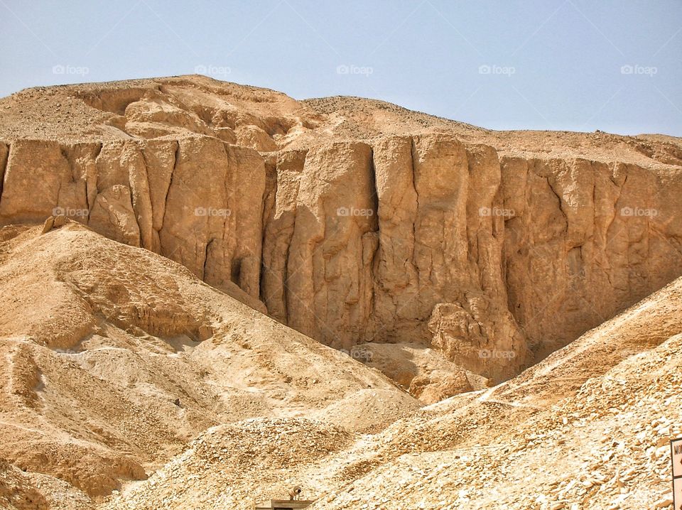 High plateaus of Valley of the Kings