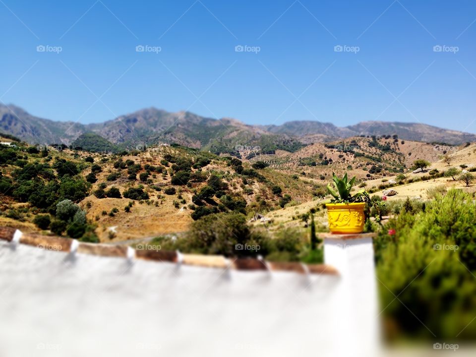 Wonderful view in Carratraca. What a fantastic view we found when we stayed 
in Andalusia 